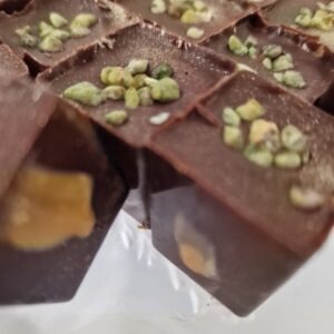 Dubai kommid Belgia piimašokolaadist.